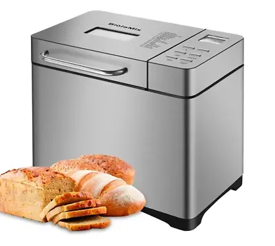 19-in-1 Automatic Bread Maker 650W Programmable Bread Machine With 3 Loaf Sizes • $729