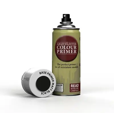 The Army Painter Spray Primer - Matt Black (Warhammer / Miniature Painting) • £18.50