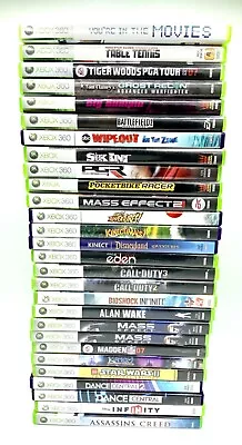 Xbox 360 Games - Shooter Sports Kids Dance Disney - Many Titles To Choose! • $1.99