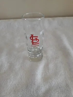 Vintage St Louis Cardinals Tall Shot Glass / Boelter MLBP 2008 • $9