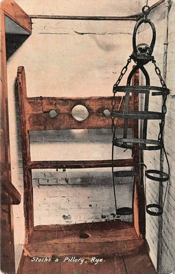 £2.50 • Buy Rye - Stocks & Pillory - A Homewood Series, Burgess Hill - Old Postcard #215025