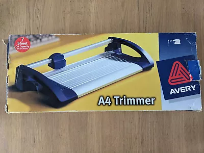 Avery A4 Paper Trimmer A4TR | 48 X 9 X 23 Cm Silver Blue 7 Sheet • £12.50