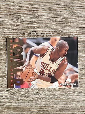 1995-96 Fleer Michael Jordan Total D Insert Chicago Bulls Basketball 3 Of 12 NBA • $5.99