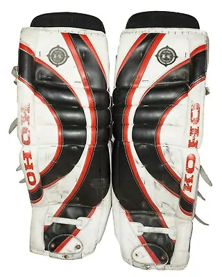 Koho 580 SR Goalie Leg Pads - Hockey 34  Vintage Adult Goal Gear - Early 2000s • $169.15