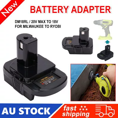 $19.99 • Buy NEW Battery Adapter For DEWALT Milwaukee M18 To RYOBI POWER Tools 18V