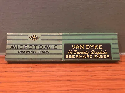 5 Microtomic Van Dyke Hi-Density Graphite Eberhard Faber Drawing Pencil Leads • $7.99