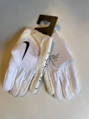 NWT Nike Vapor Jet 7.0 Men's Size XL Football Gloves Black White  N1003505-112 • $39