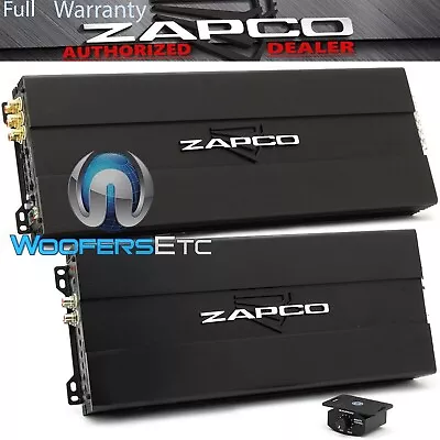 Pkg ZAPCO ST-6X-SQ 6-CHANNEL 900W AMPLIFIER + ST-1650XM-II MONOBLOCK 1650W AMP • $1029.98