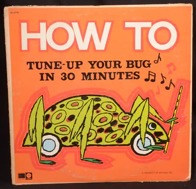 Volkswagon Beetle VW Bug How To Tune Up Your Bug In 30 Minutes Car Lp Record • $119.99