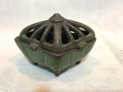 Vintage Antique Vantines Cone Incense Burner Cast Iron 574/3 Egyptian Revival • $29.99