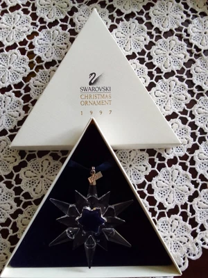 £175 • Buy Swarovski Star 1997 Christmas Annual Snowflake Ornament