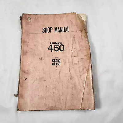 Genuine Honda Shop Service Repair Manual Book 1968 CB450 CL450 • $38