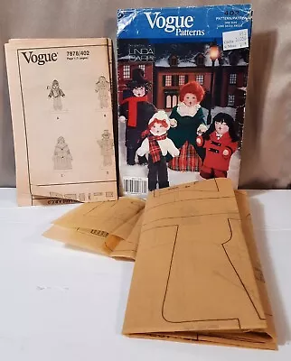 Vogue Pattern 402 Linda Carr Christmas Carollars Dolls 8  To 12  Tall Sewing • $9