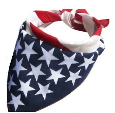 £4.49 • Buy Classic Bandana USA Stars American Flag Mans Ladies Hair Band Scarf Mens America