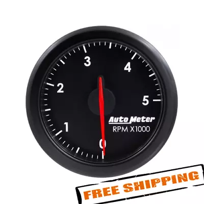 Auto Meter 9198-T Airdrive 2-1/16  Black Air-Core Tachometer Gauge 0-5000 RPM • $277.30