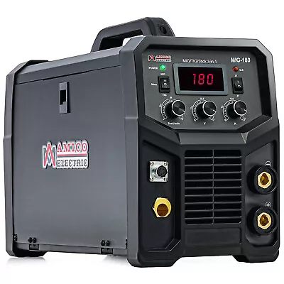 MIG-180 3-in-1 Professional 180A MIG/MAG/Flux/Lift-TIG/Stick Arc Welder Welder • $449