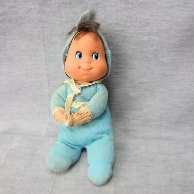 Vintage Doll Mattel Itsy Bitsy Baby Blue Bean Side Glancing • $17.99