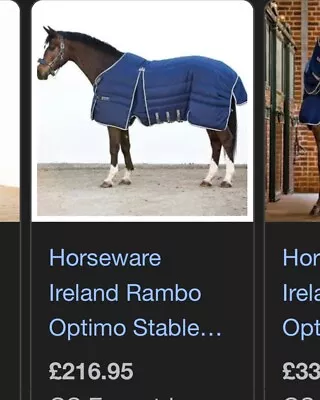 Rambo Optimo Stable Rug 400g • £105