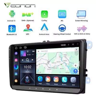 Eonon VWA13 9  Android 13 Car Radio Stereo GPS CarPlay For VW GOLF 5 6 Jetta EOS • $189.79