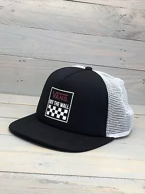 Vans Off The Wall Skate Ball Cap Snap-Back Mesh Trucker Hat Men's OSFM • $11.98