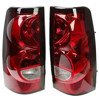 $59.99 • Buy 2PCS Red Tail Lights Brake Lamps For 2003-2006 Chevy Silverado 1500 2500 3500 HD