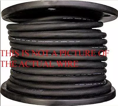 25 Ft 16/6 Soow So Soo Sow Black Rubber Cord Extension Wire/cable • $46