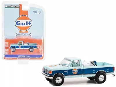 1990 Ford F-150 Pickup Gulf Oil Special Edition Series 2 1/64 Diecast Greenlight • $9.59