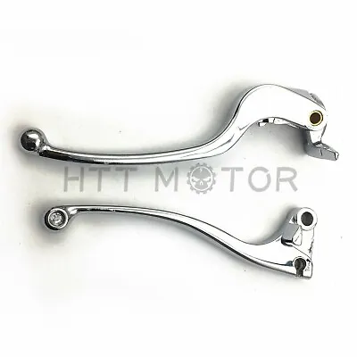 For KAWASAKI NINJA 636 ZX6R Black Brake & Clutch Aluminum Levers 2005 2006 Chrom • $14