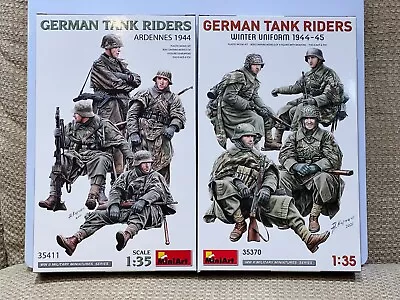 Miniart 35370/35411 1/35 German Tank Riders Ardennes 1944/ Winter Uniform 44-45 • £27