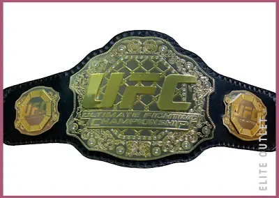 UFC Ultimate Fighting Wrestling Championship Title Belt | 2MM Brass | Dual Plate • $119.97