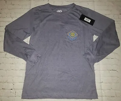 NWT Rowdy Gentleman Good Vibe Tribe Logo Long Sleeve Pocket Tee Shirt Size Small • $14.99