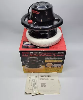 $30.99 • Buy Vintage Sears Craftsman 9  Buffer Polisher 910703 Random Orbital Electric