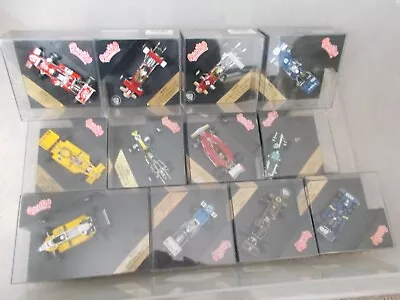 QUARTZO Formula 1 Racing Cars - Scale 1:43 - In Display Cases • £12