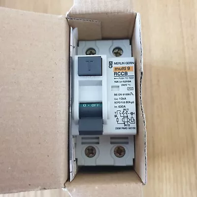 Merlin Gerin  Rmg160102 Earth Leakage Circuit Breaker • £20