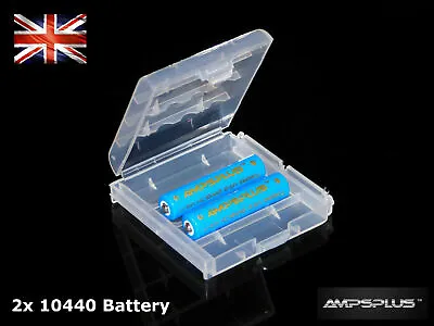 2x 10440 200mAh 3.2V Battery Lithium AAA Size LiFePO4 Solar Light UK Batteries • £6.69