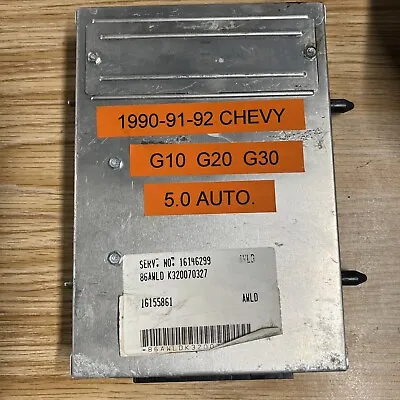 Van G10 G20 G30 P30 1990 1991 1992 ECM ECU Engine Computer 16146299 • $119