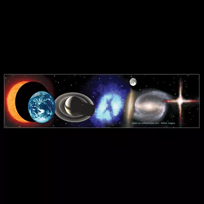 Coexist Cosmic BUMPER STICKER Or MAGNET Astronomy Cosmos Stars Universe Galaxies • $4.99