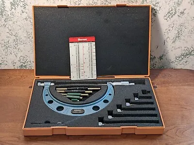 MITUTOYO 0-6 Inch MICROMETER SET NO 104-137 - LOT1 • $249.99