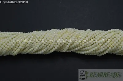 Natural Gemstones 2mm & 3mm Round Ball Spacer Beads 15.5'' Jewelry Design Crafts • $2.55