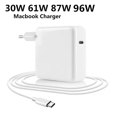 New 96W 87W 61W 31W USB-C Power Adapter Charger For Apple MacBook Pro 13 15 16   • $29.69