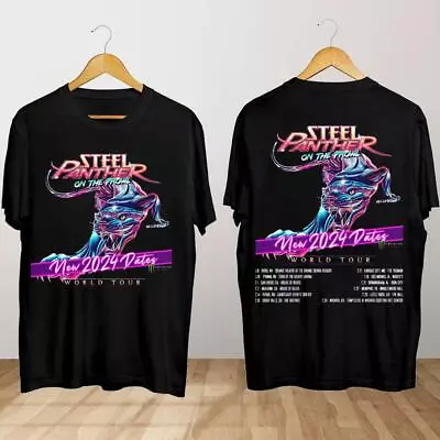 Steel Panther On The Prowl World Tour T Shirt  Steel Panther Concert Shirt  On T • $19.99