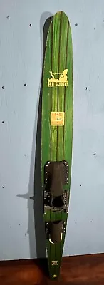 Vintage Single Waterski Water Wooden Ski SEA GLIDER 64  Long CANADIAN SLALOM • $69.99