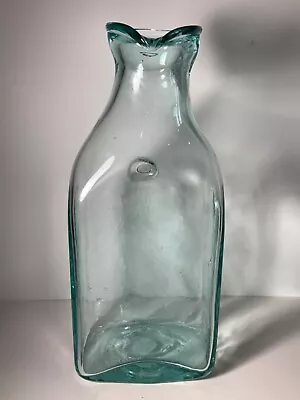 Country Originals Blown Glass Bottle With Spout Made In Colombia 12 In. • $50