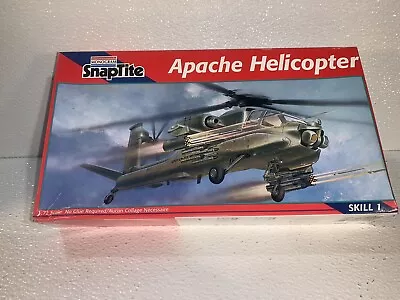 Monogram Snap Tite Model: Apache Helicopter #1129 No-Glue Required • $15.95