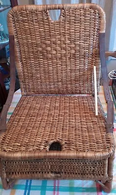 $400 • Buy Vintage Whicker Canoe Chair