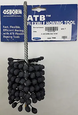 ATB Flexible Hone Honing Tool 2 5/8  (67mm)  X 120 Grit S/C Osborn • $19.95