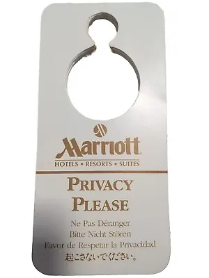 Marriott DND Do Not Disturb Privacy Sign • $5