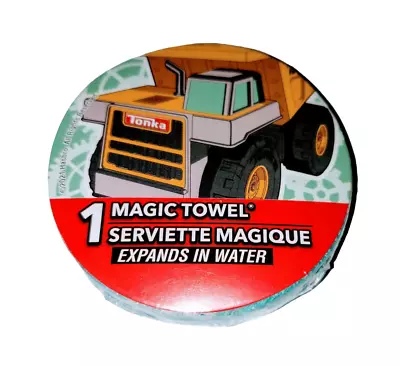 Peachtree Playthings Tonka Truck Magic Towel Washcloth - New • $5.99