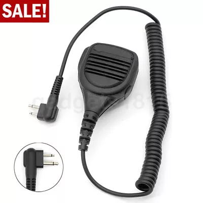 2 Pin Speaker Microphone For MOTOROLA CT150 CT250 CT450 CT450LS SP10 SP21 SP50 • $13.69