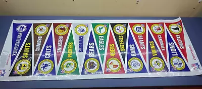 1967 NFL Punt Pass & Kick 16 Team Pennant Uncut Sheet - Cowboys 49ers & More • $99.99